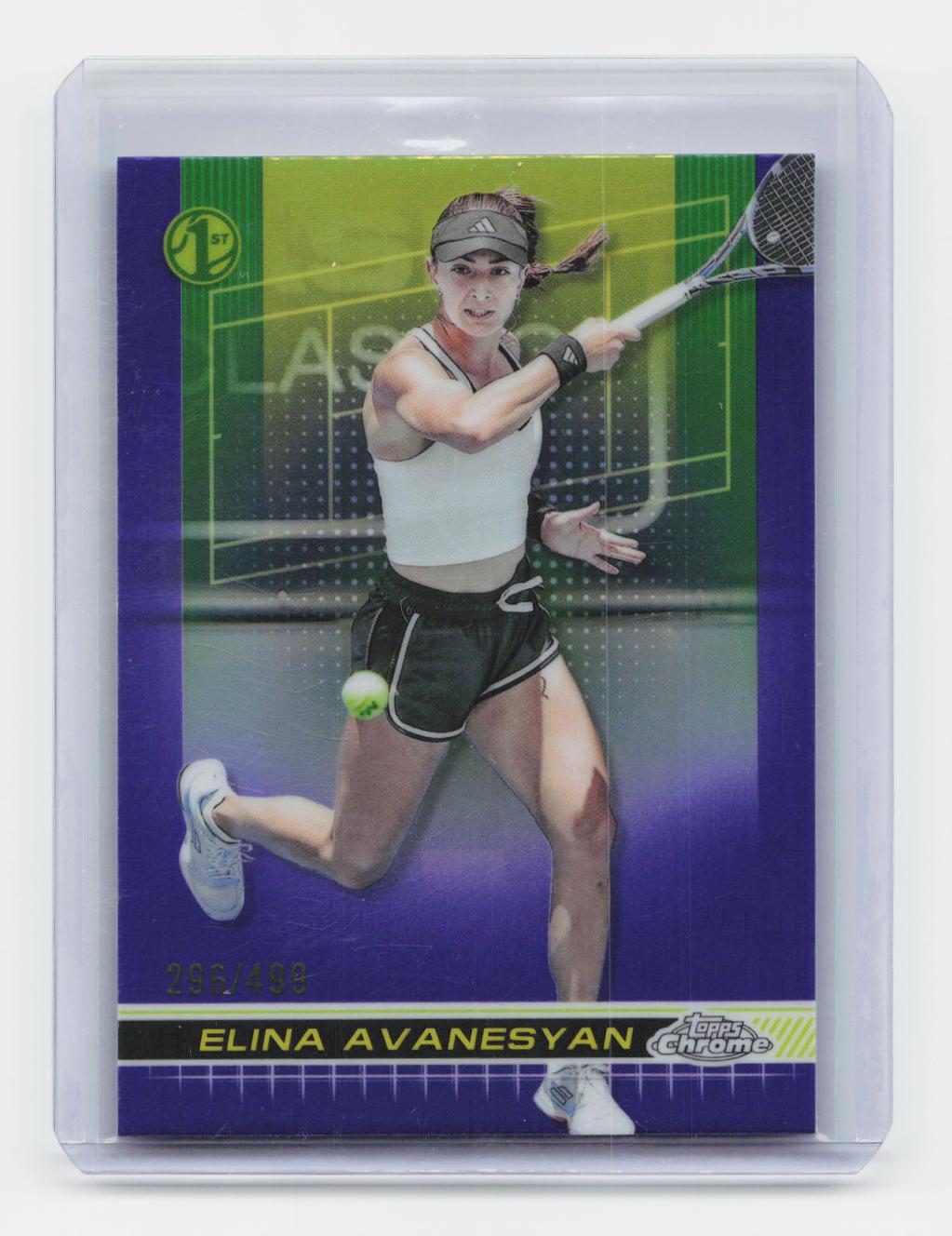 2024 Topps Chrome #19 Elina Avanesyan Purple Refractor #/499