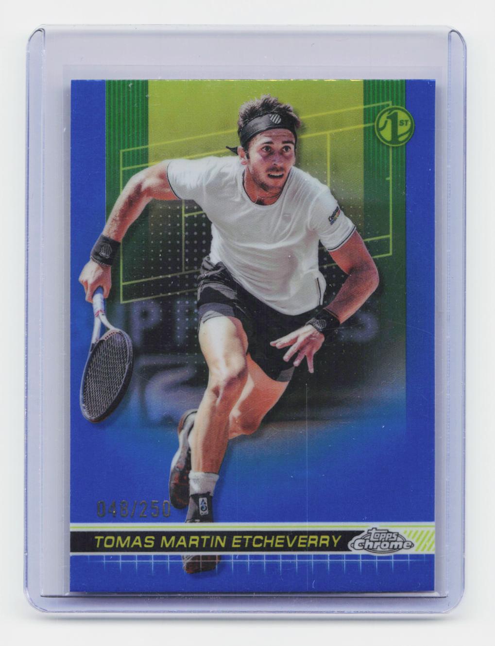 2024 Topps Chrome #96 Tomas Martin Etcheverry Blue Refractor #/250
