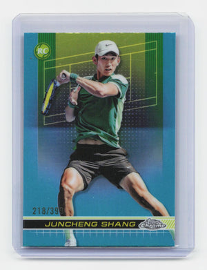 2024 Topps Chrome #84 Juncheng Shang Aqua Refractor #/399