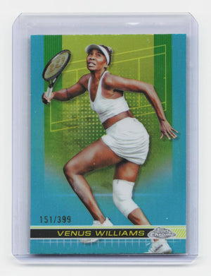 2024 Topps Chrome #200 Venus Williams Aqua Refractor #/399