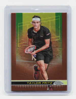 2024 Topps Chrome #82 Taylor Fritz Clay Court Refractor
