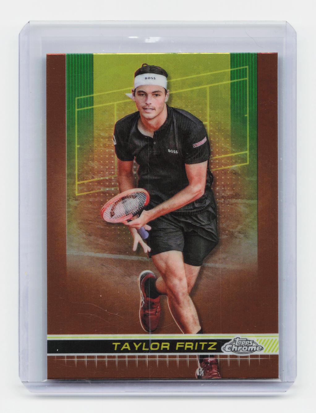 2024 Topps Chrome #82 Taylor Fritz Clay Court Refractor