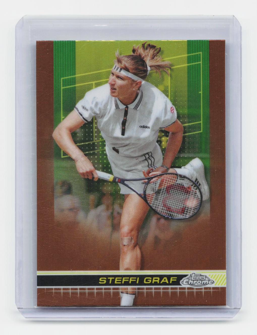 2024 Topps Chrome #171 Steffi Graf Clay Court Refractor
