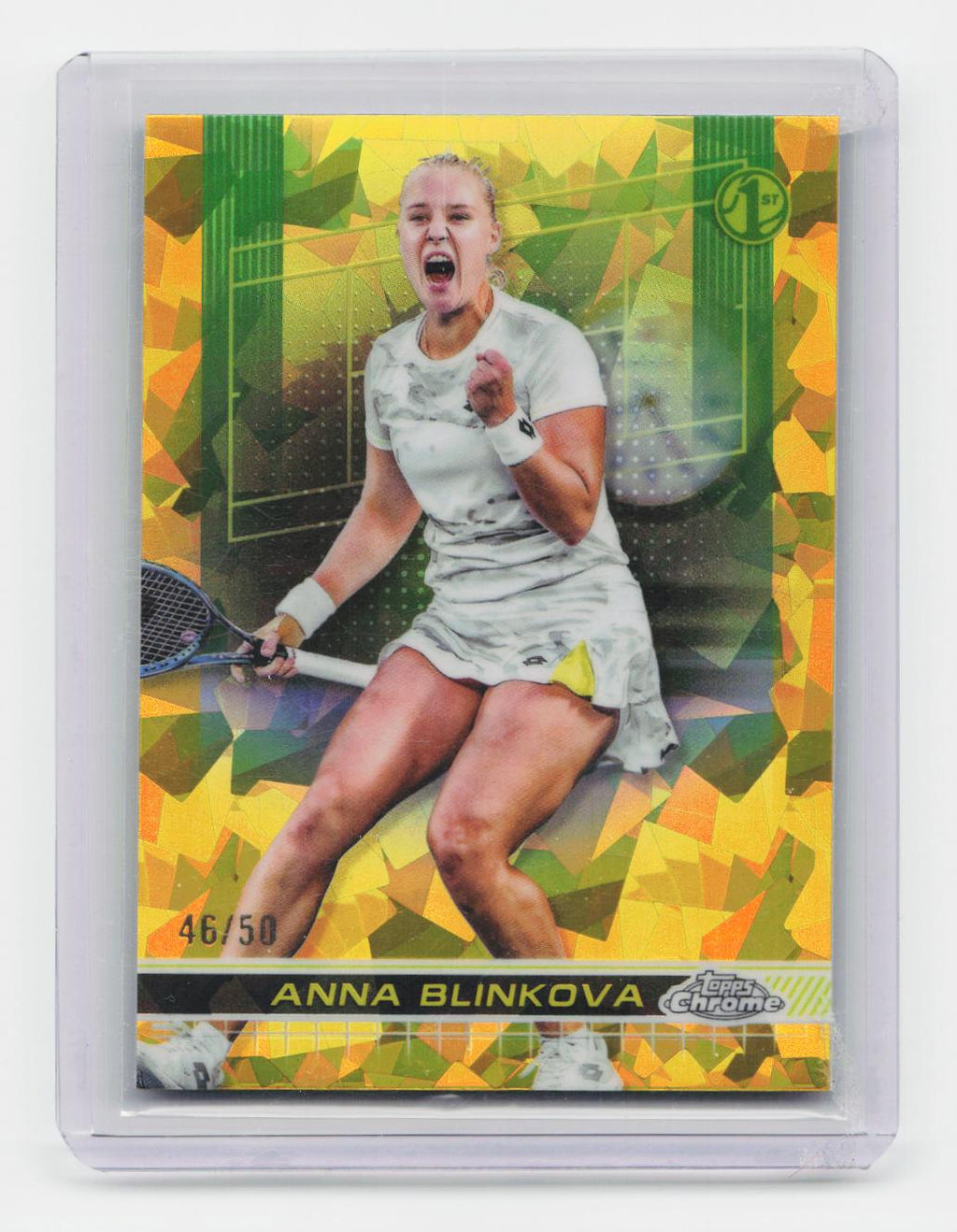2024 Topps Chrome Sapphire Edition #143 Anna Blinkova Gold #/50
