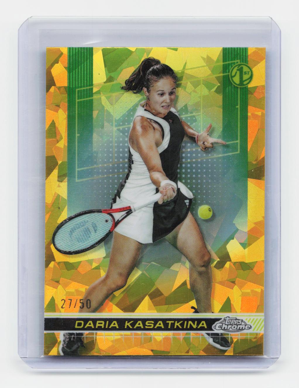 2024 Topps Chrome Sapphire Edition #146 Daria Kasatkina Gold #/50