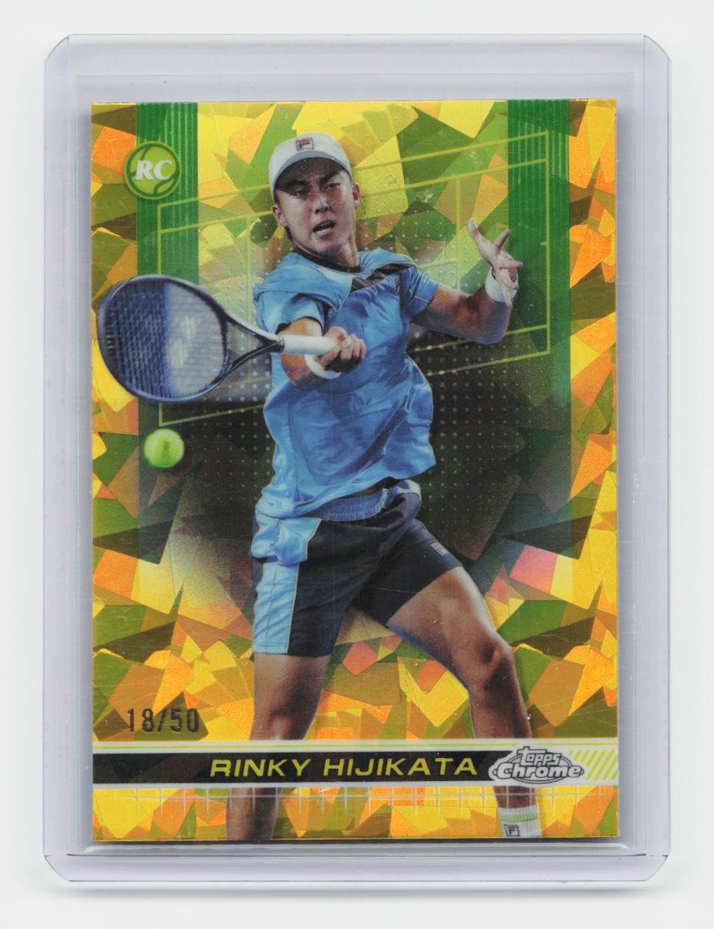 2024 Topps Chrome Sapphire Edition #134 Rinky Hijikata Gold #/50