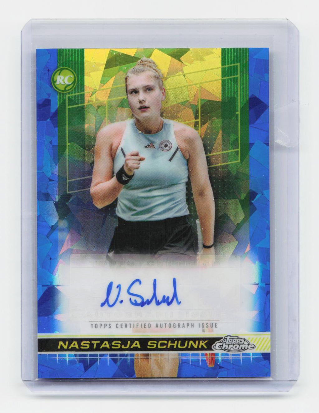 2024 Topps Chrome Sapphire Edition #TCA-NSK Nastasja Schunk Autographs