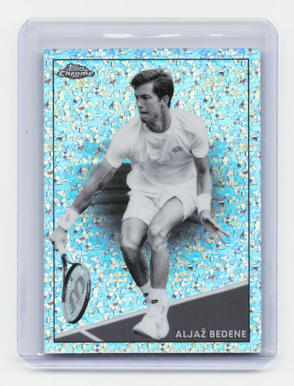 2021 Topps Chrome #5 Aljaž Bedene B&W Mini-Diamond