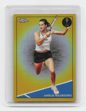2021 Topps Chrome #43 Amélie Mauresmo Gold #/50