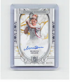 2024 Topps Royalty Collection #SS-MSS Monica Seles Superior Signatures #/75