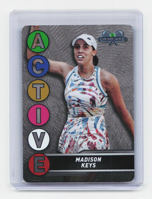 2024 Topps Graphite #ACM-20 Madison Keys Active Metal