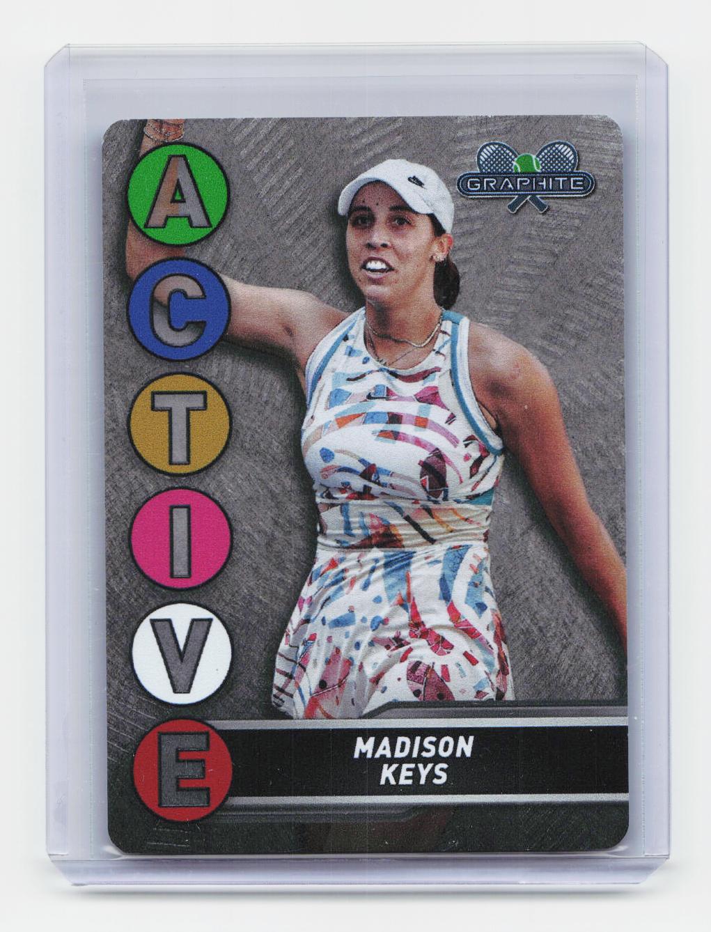 2024 Topps Graphite #ACM-20 Madison Keys Active Metal