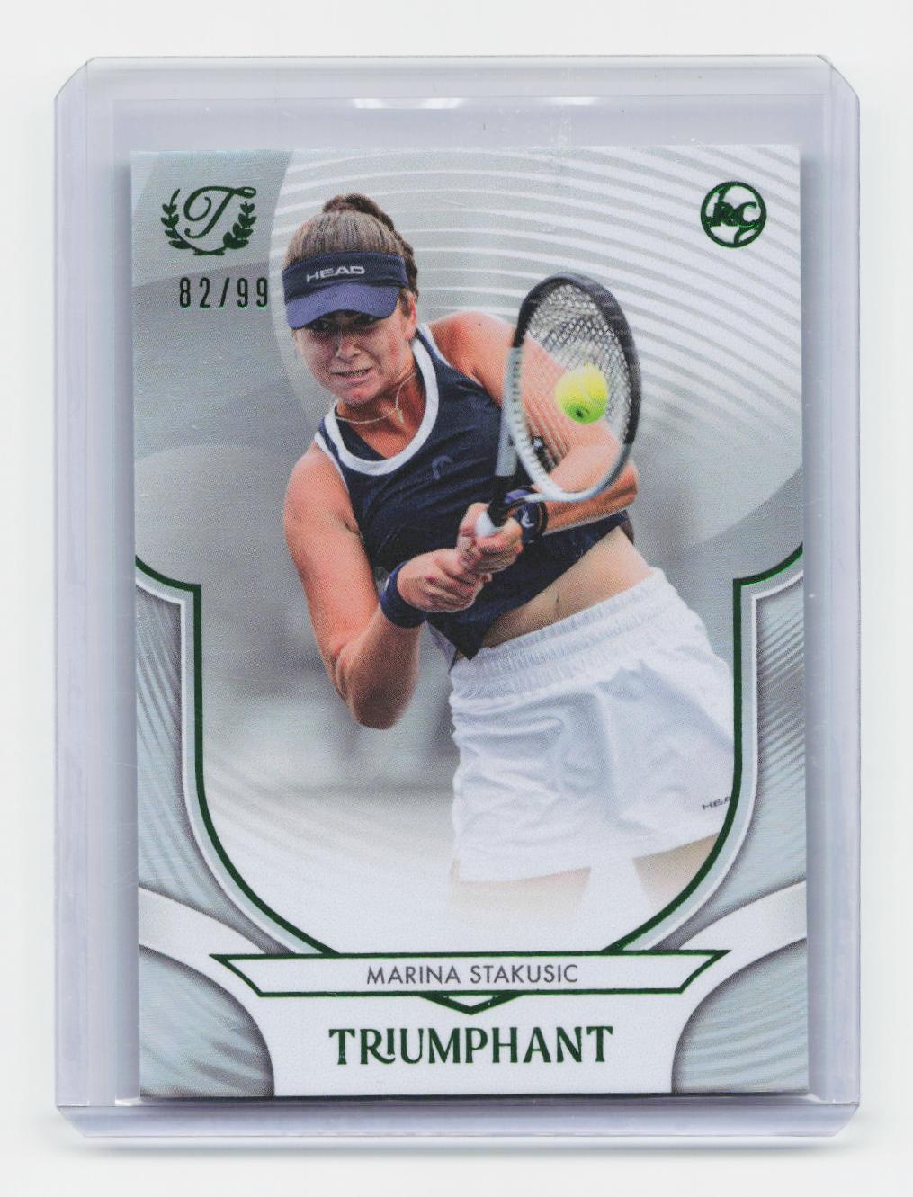 2025 Topps Triumphant #40 Marina Stakusic #/99