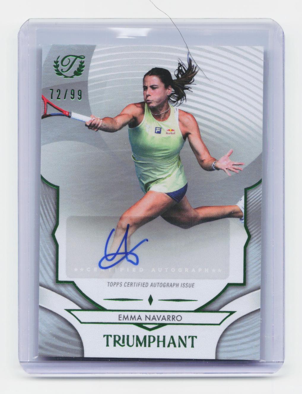 2025 Topps Triumphant #25 Emma Navarro #/99