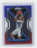 2020-21 Panini Prizm #292 Cole Anthony Red, White and Blue Prizms