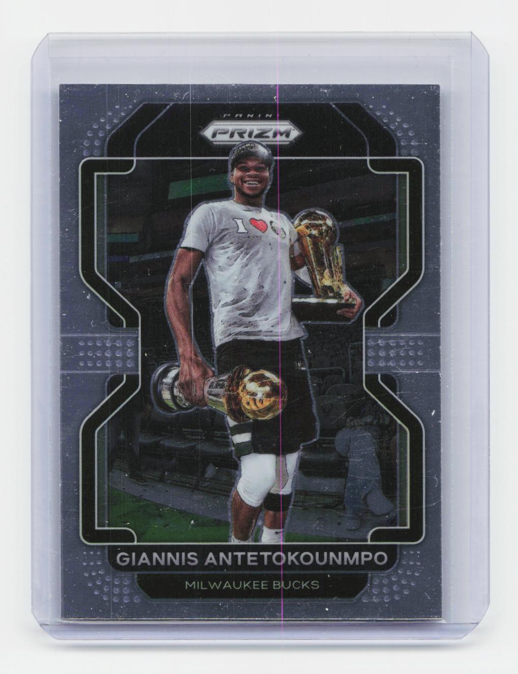 2021-22 Panini Prizm #1 Giannis Antetokounmpo