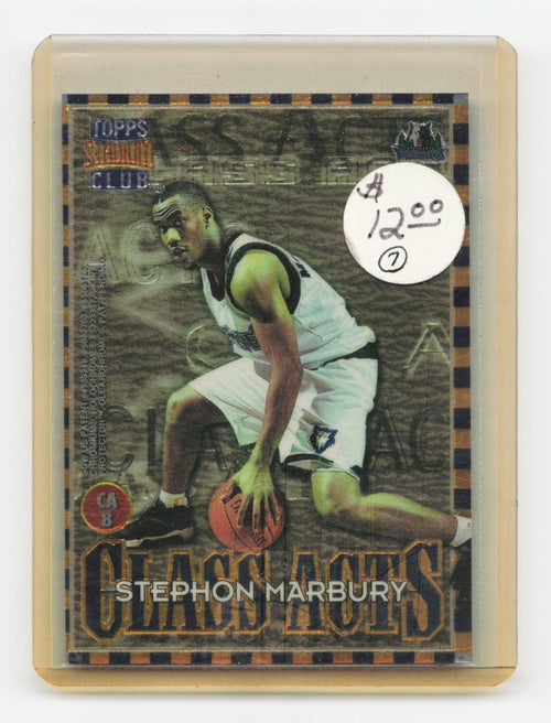 1996-97 Stadium Club #CA8 Kenny Anderson / Stephon Marbury Only Class Acts