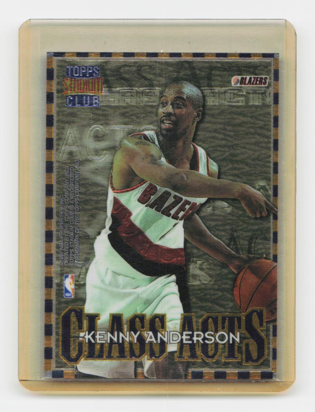 1996-97 Stadium Club #CA8 Kenny Anderson / Stephon Marbury Only Class Acts