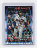 2024 Topps Chrome #9 Ozzie Albies Raywave Refractors