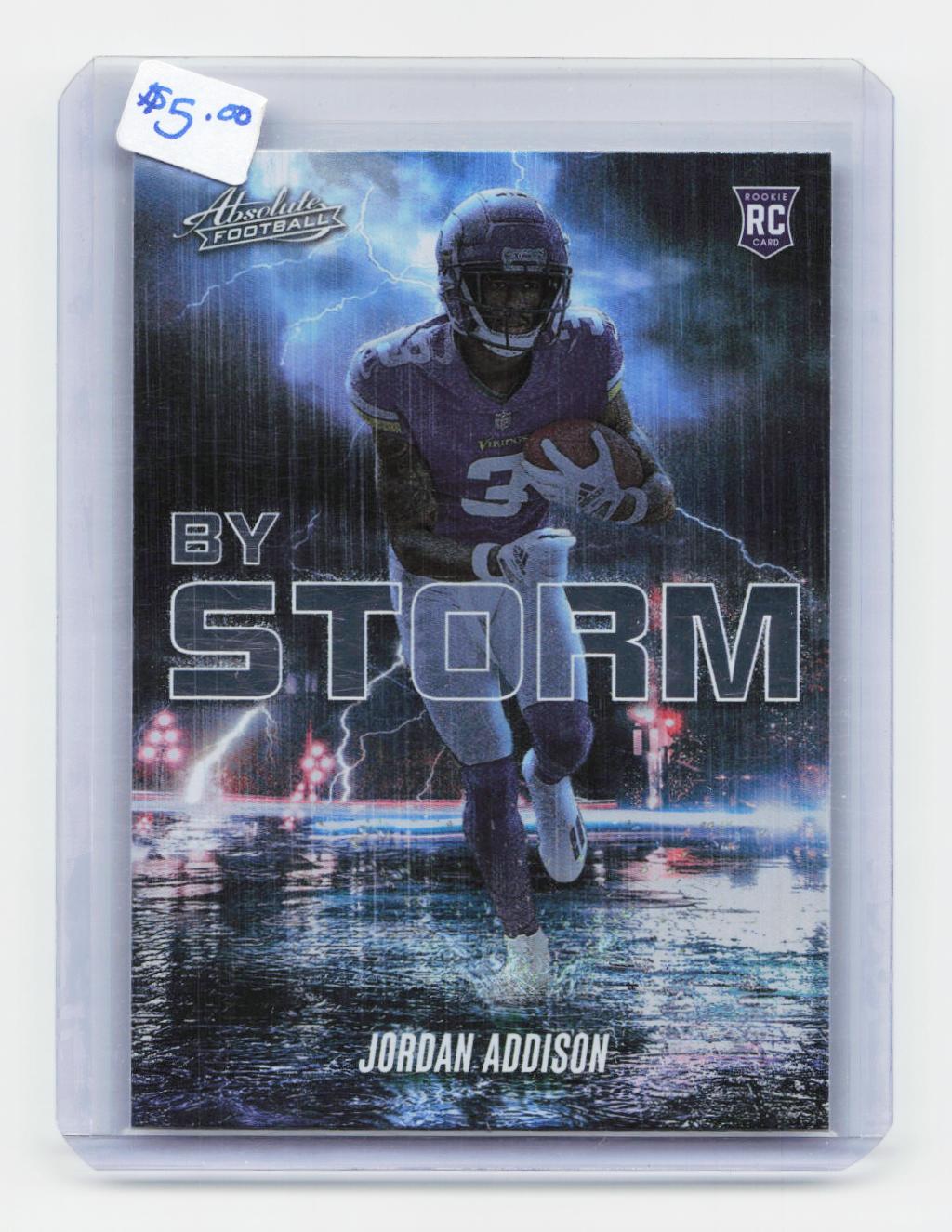 2023 Panini Absolute #BST-12 Jordan Addison By Storm