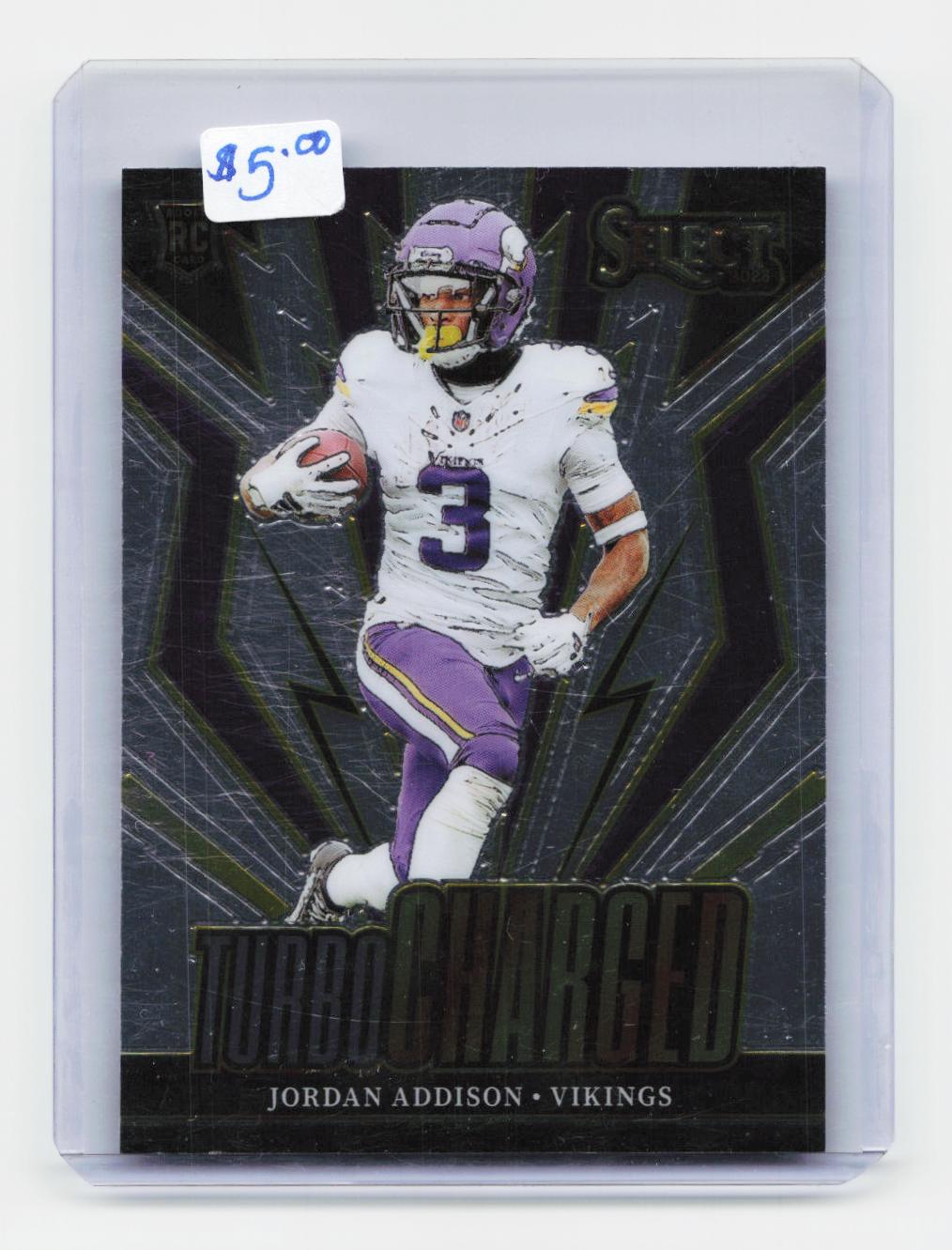 2023 Panini Select #TUR-JAD Jordan Addison Turbocharged