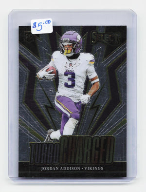 2023 Panini Select #TUR-JAD Jordan Addison Turbocharged