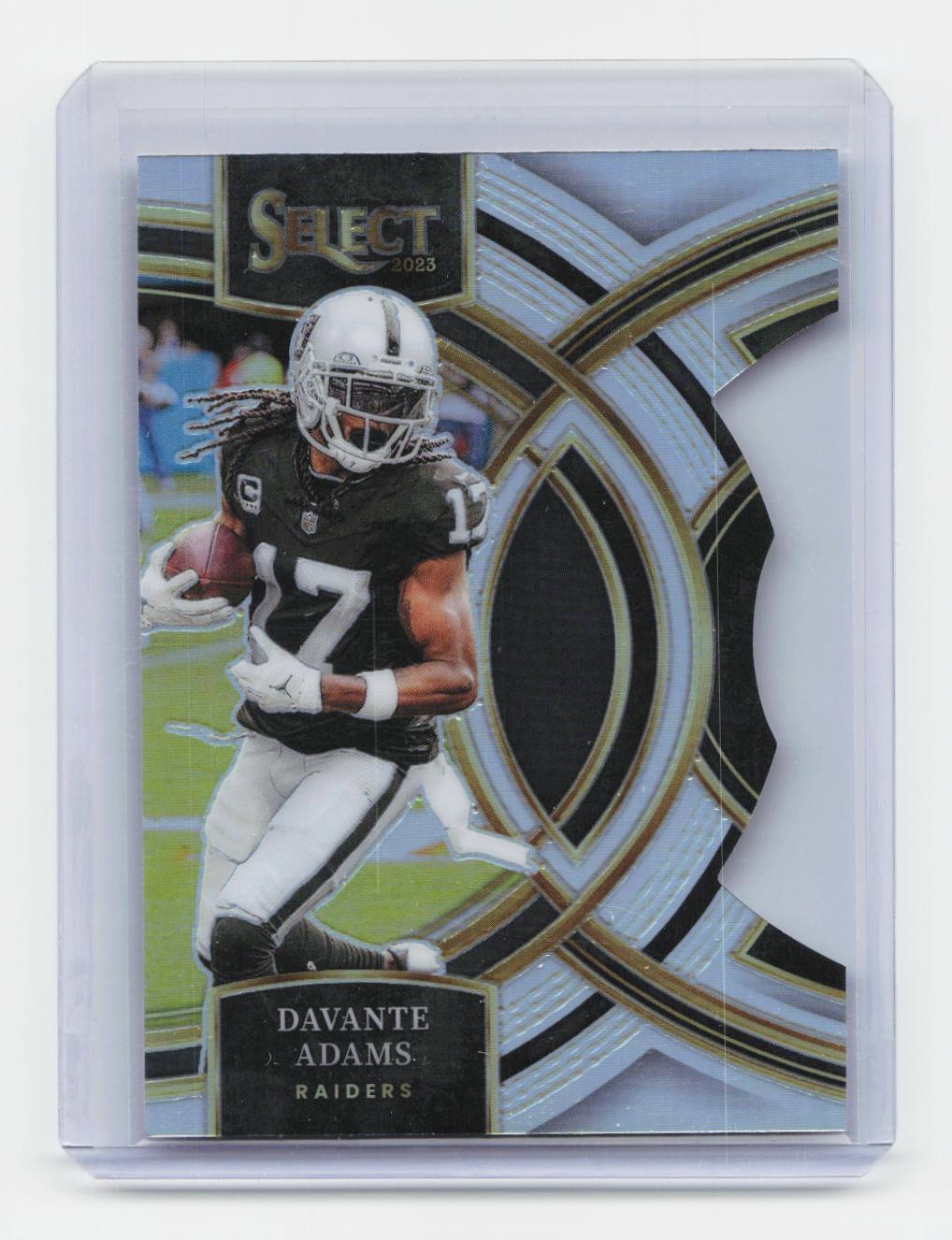 2023 Panini Select #182 Davante Adams Silver Prizms Die Cuts