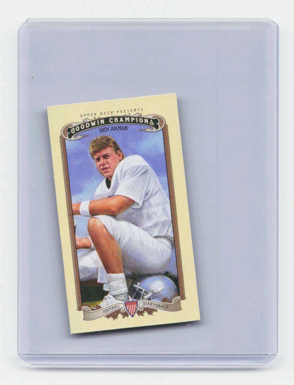 2012 Upper Deck Goodwin Champions #34 Troy Aikman Mini