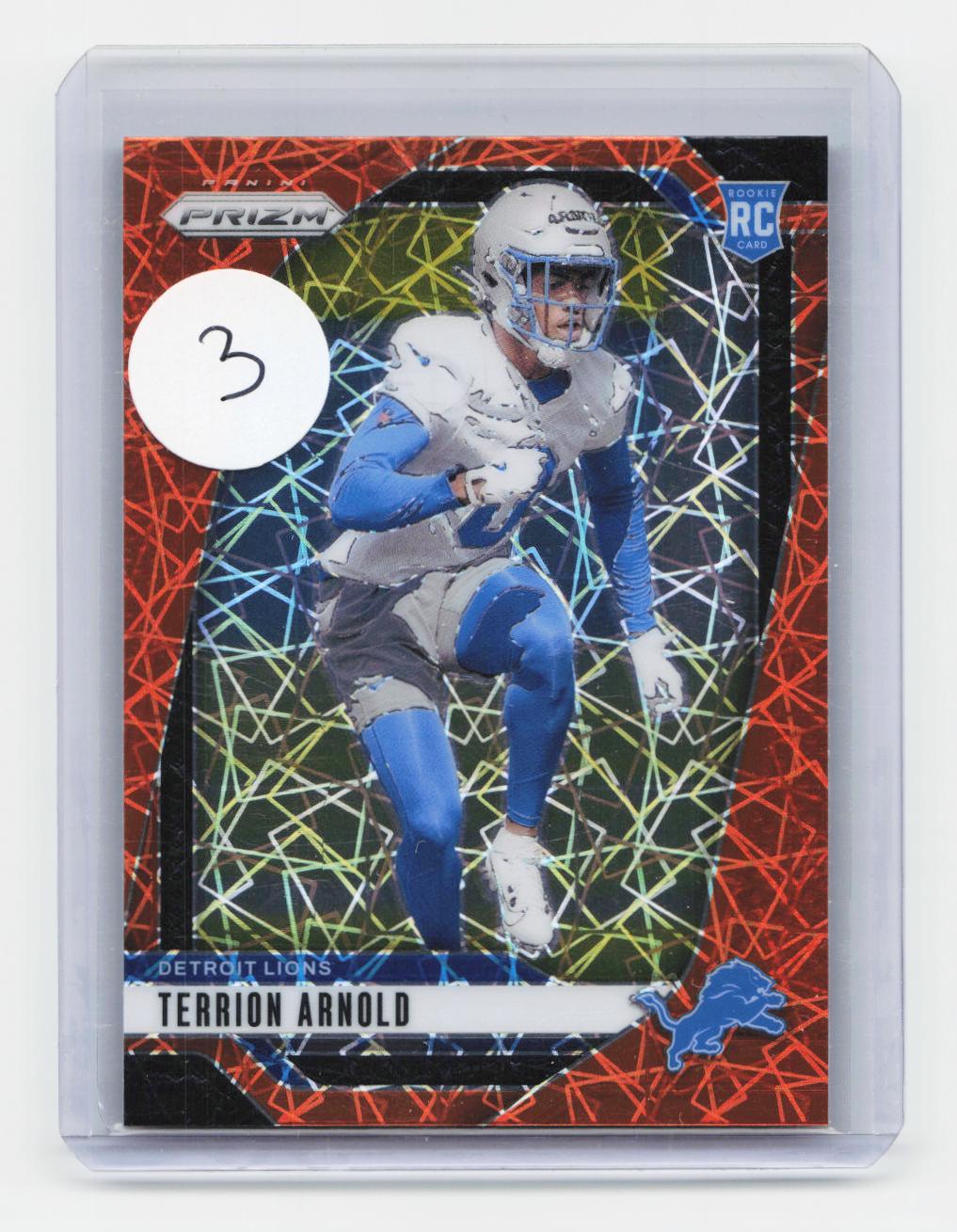 2024 Panini Prizm #389 Terrion Arnold Lazer