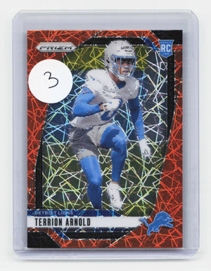 2024 Panini Prizm #389 Terrion Arnold Lazer
