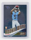 2025 Panini Absolute #RW-EAR Elic Ayomanor Rookie Wave