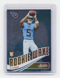 2025 Panini Absolute #RW-EAR Elic Ayomanor Rookie Wave