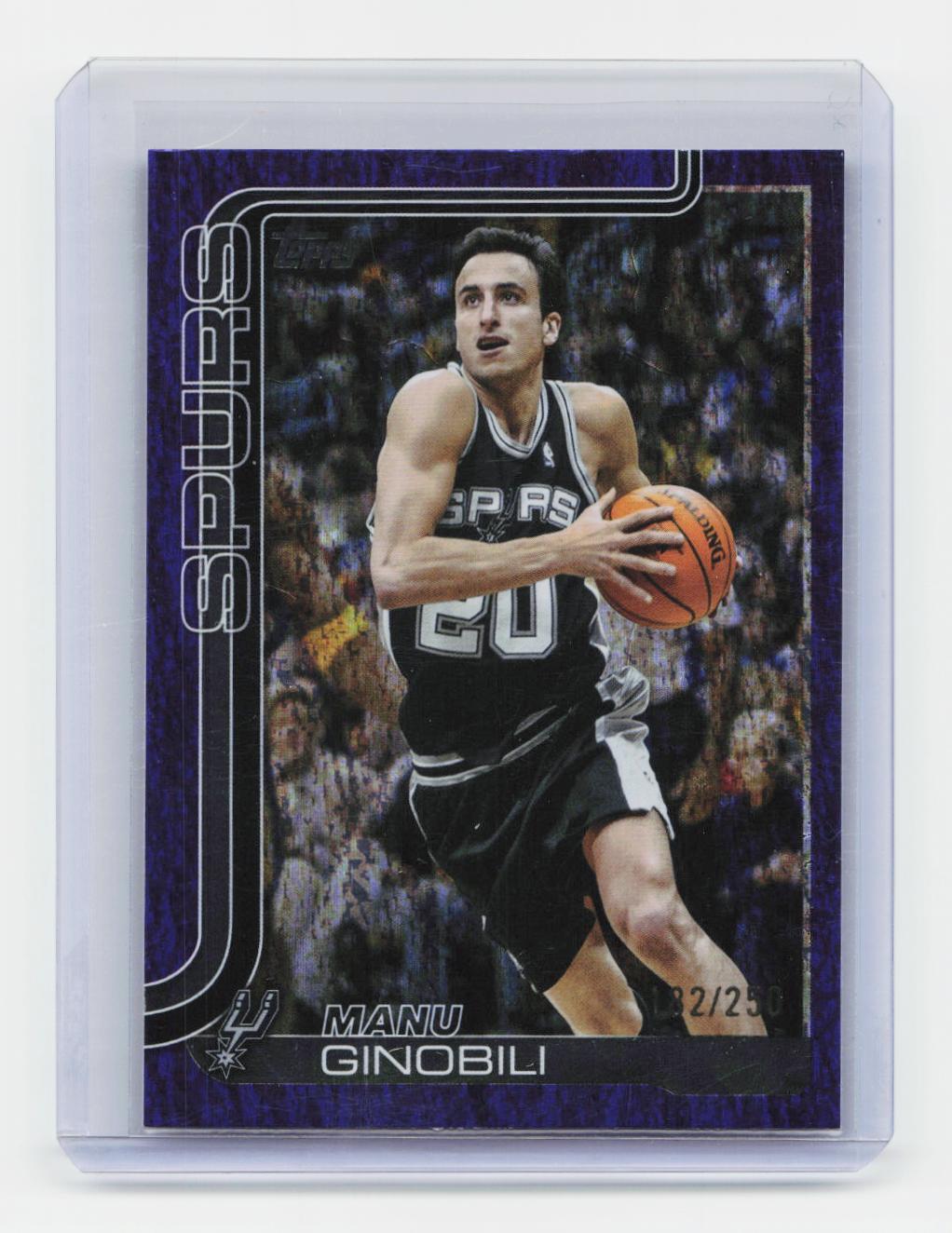 2025-26 Topps #262 Manu Ginobili Purple Holo Foil #/250