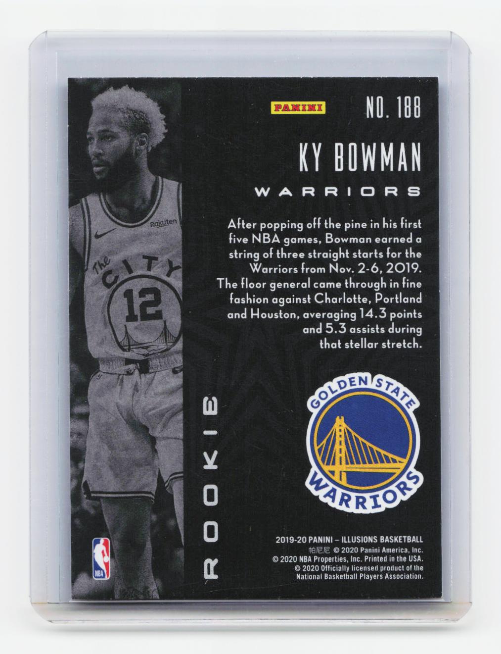 2019-20 Panini Illusions #188 Ky Bowman Starlight