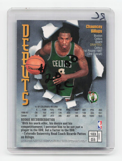 1997-98 Finest #103 Chauncey Billups Refractors