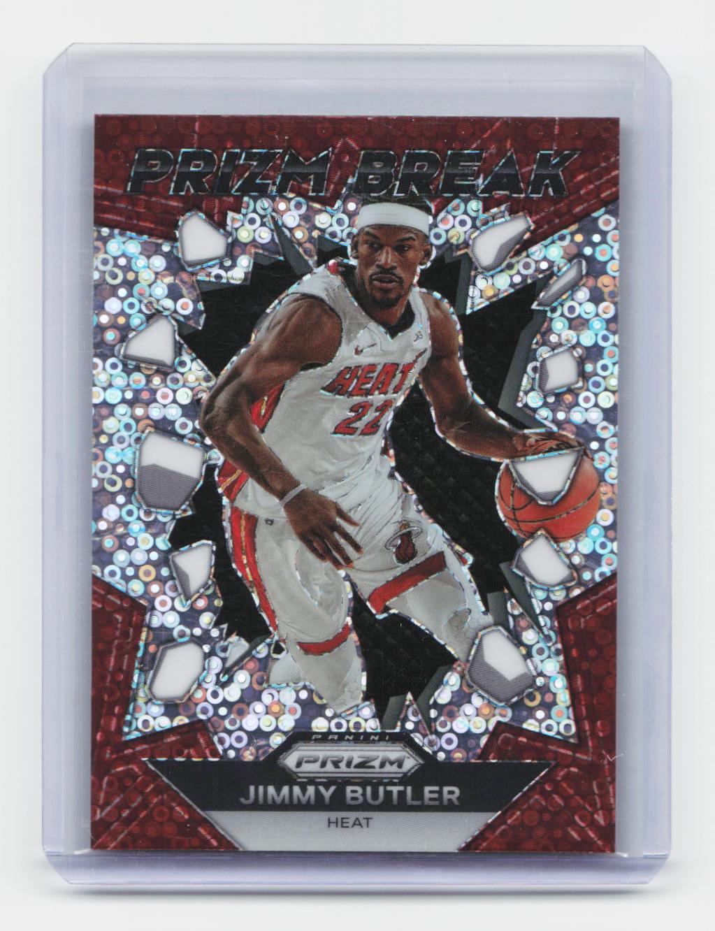 2023-24 Panini Prizm #18 Jimmy Butler Prizm Break Prizms Fast Break
