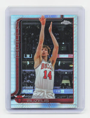 2025-26 Topps Chrome #231 Matas Buzelis Prism Refractor