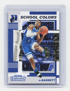 2019 Panini Contenders Draft Picks #3 RJ Barrett School Colors