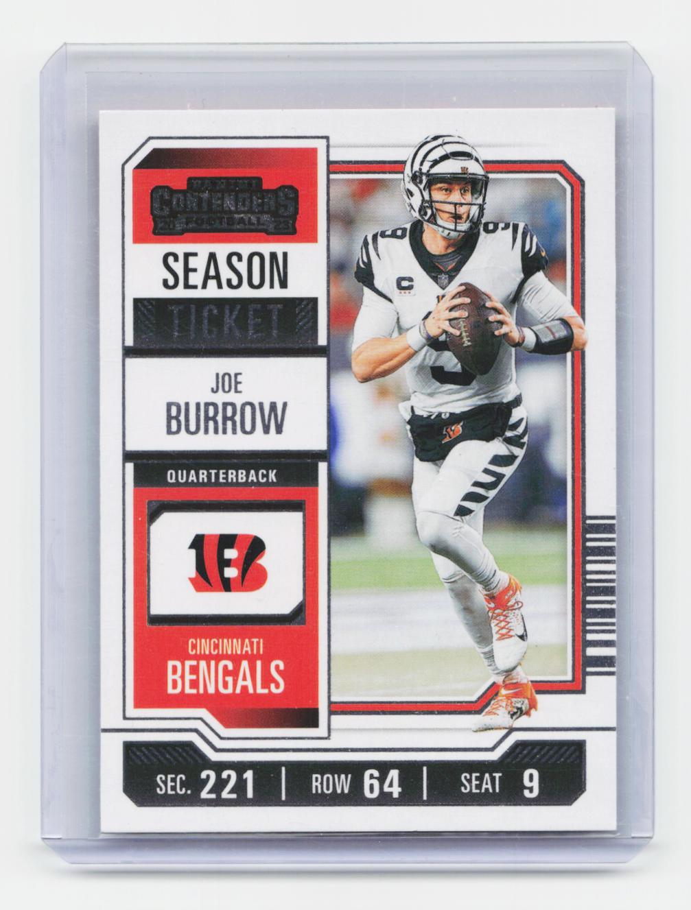 2023 Panini Contenders #22 Joe Burrow Season Ticket Retail