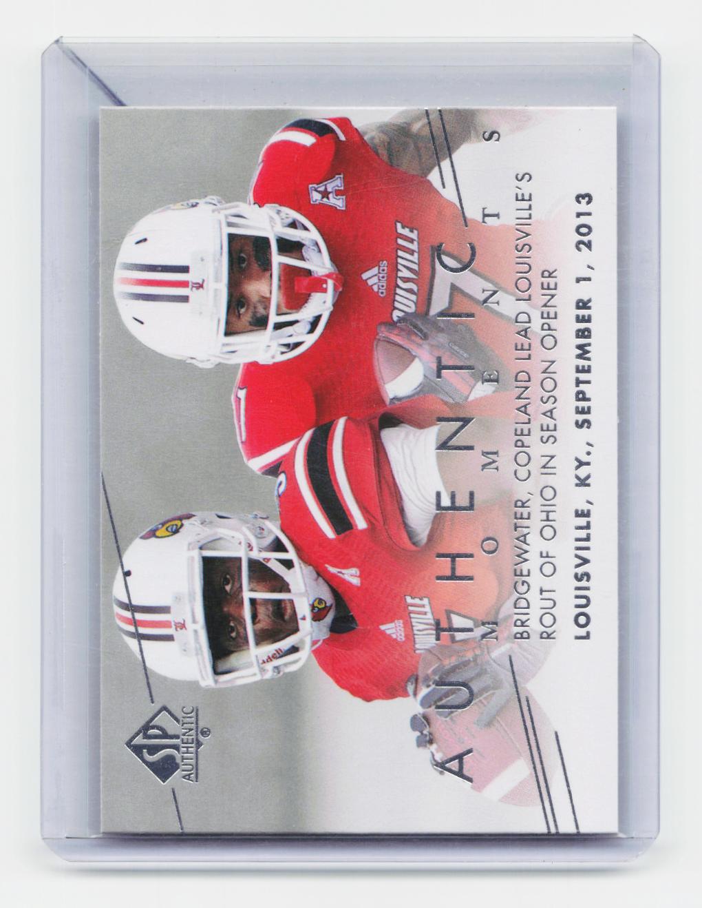 2014 SP Authentic #192 Teddy Bridgewater / Damian Copeland