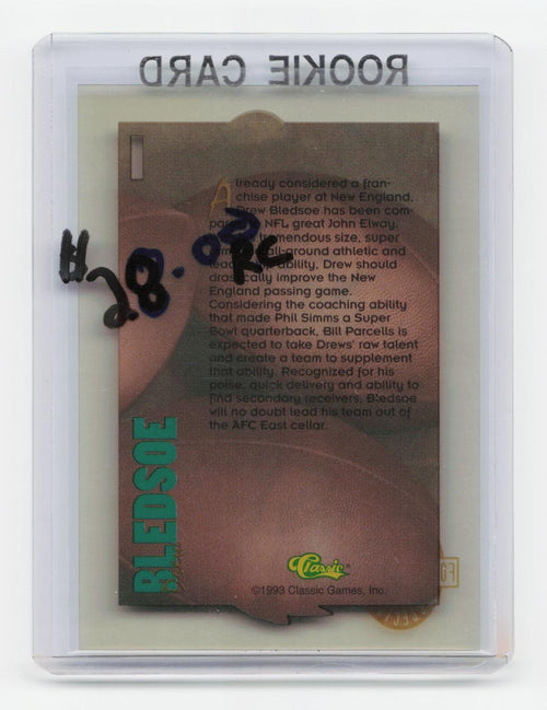 1993 Classic Four Sport #I Drew Bledsoe Acetates