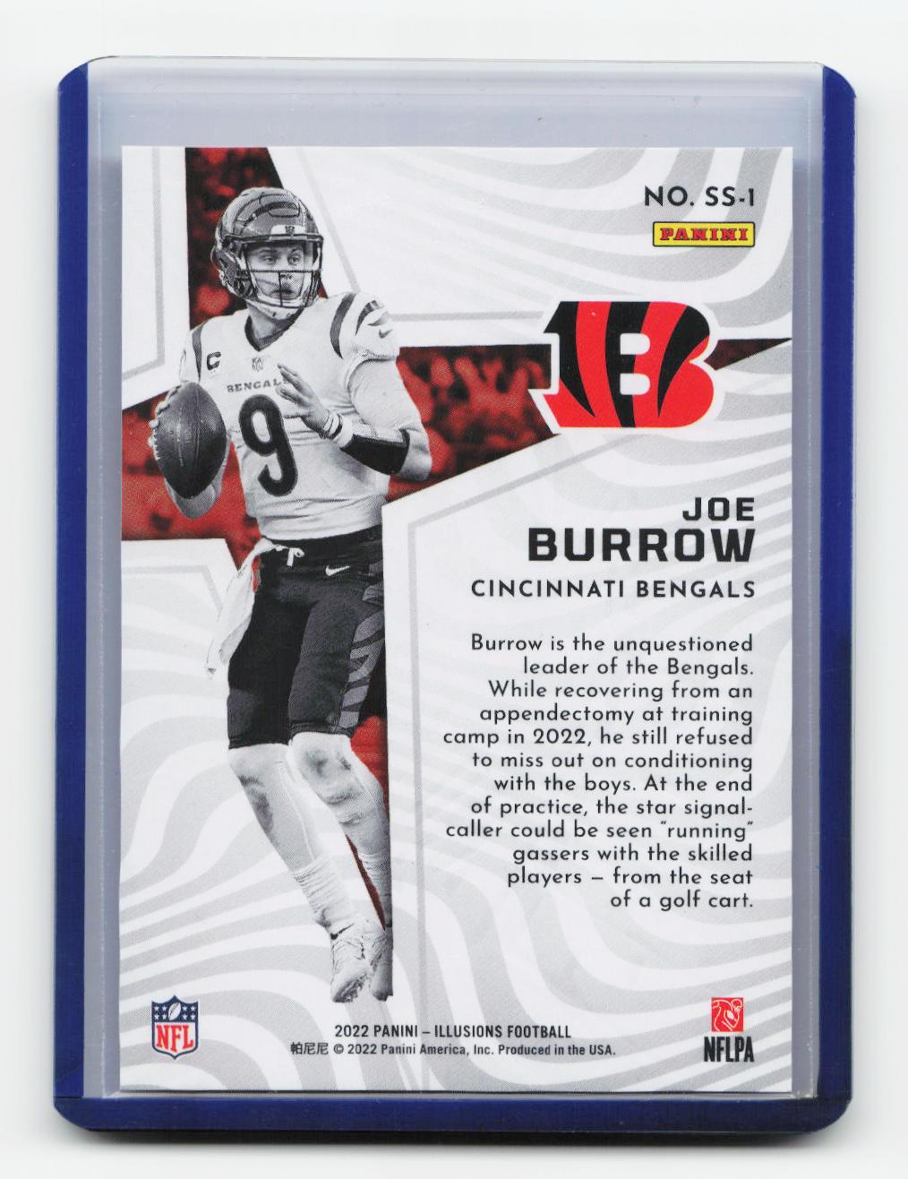 2022 Panini Illusions #SS-1 Joe Burrow Shining Stars