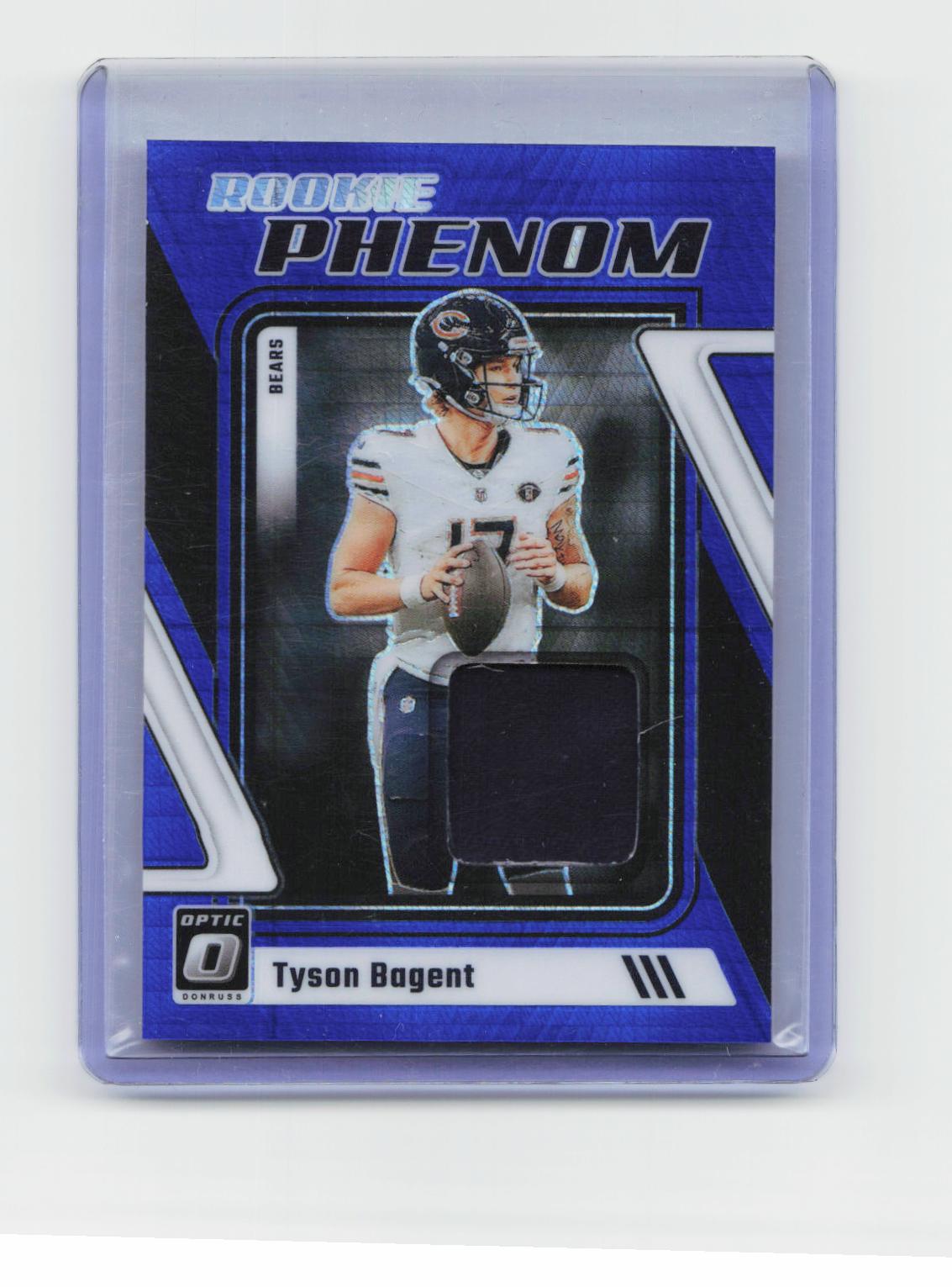 2023 Donruss Optic #RP-TBA Tyson Bagent Rookie Phenom Blue Hyper
