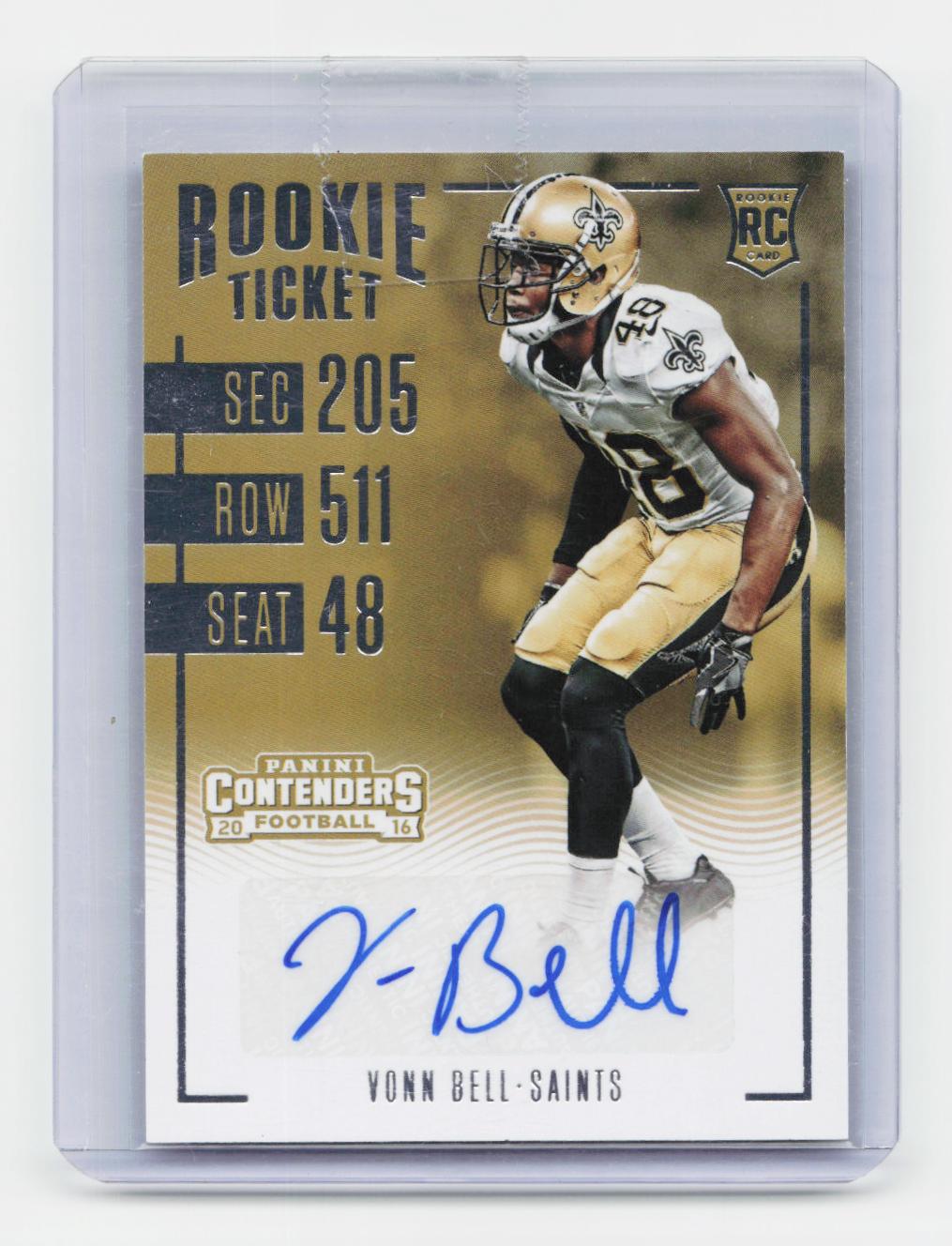 2016 Panini Contenders #149 Vonn Bell