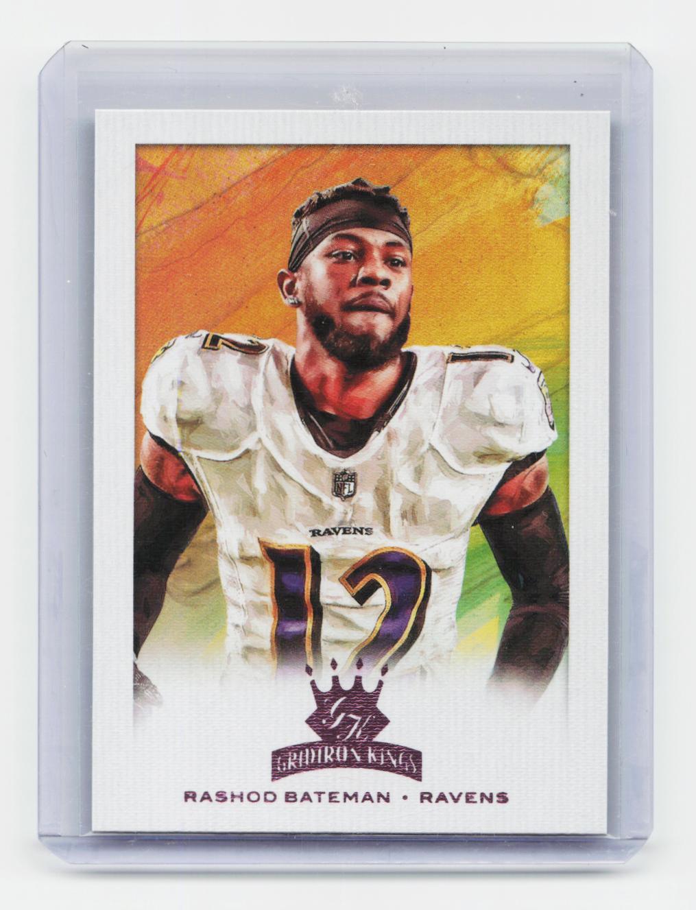 2021 Panini Chronicles #GK-28 Rashod Bateman Gridiron Kings Pink