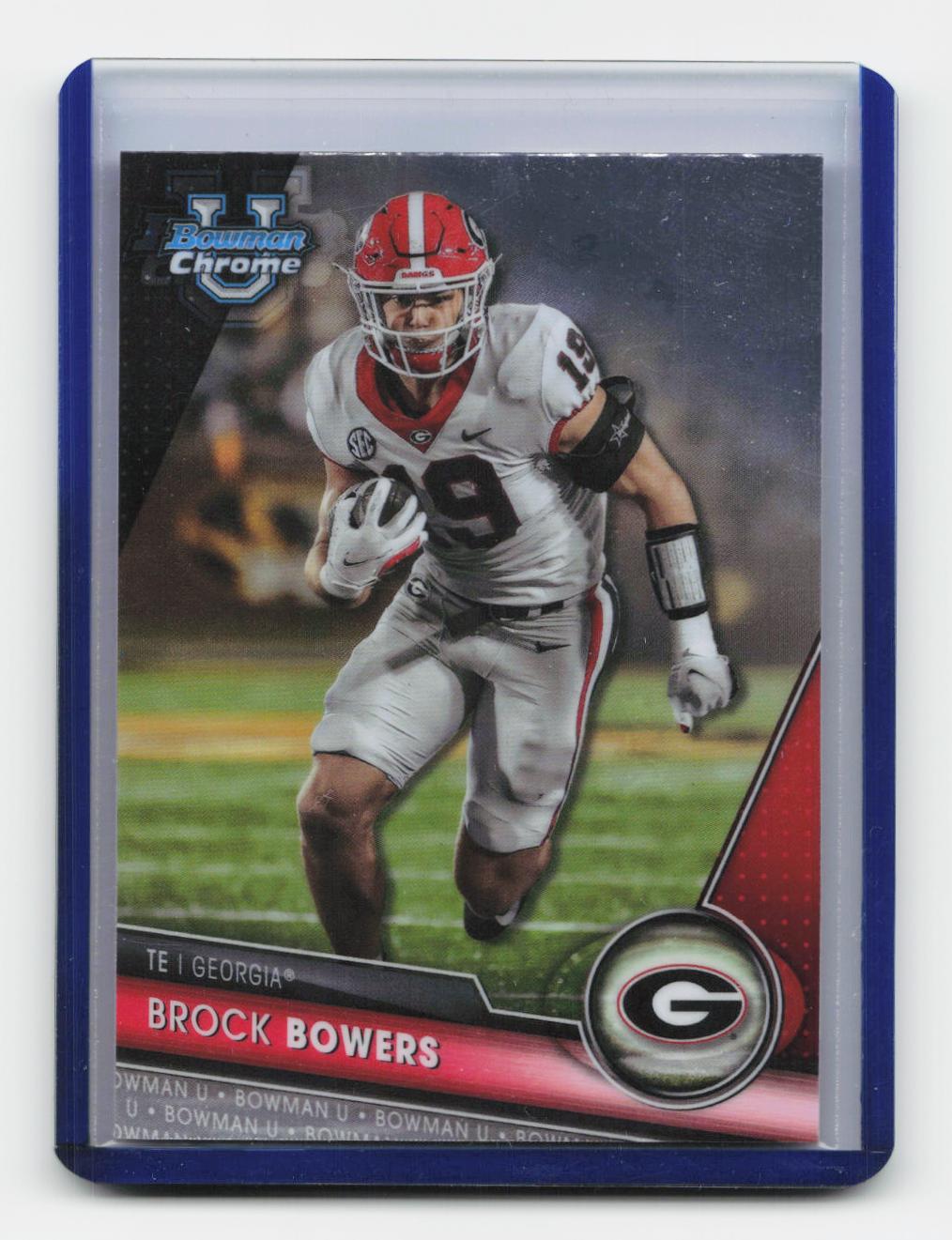2023 Bowman University Chrome #50 Brock Bowers