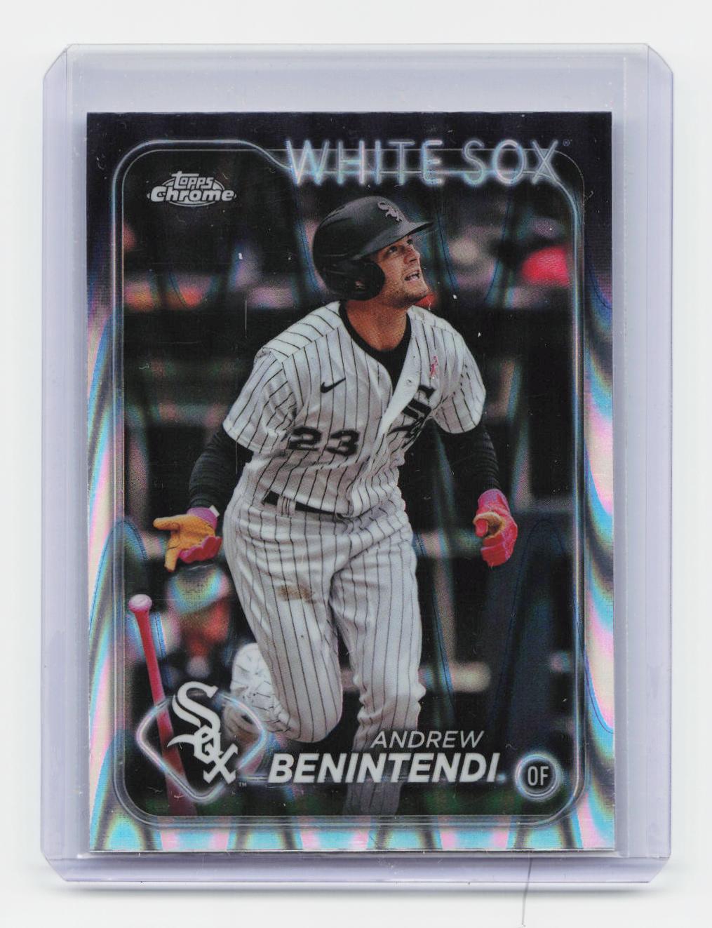 2024 Topps Chrome #33 Andrew Benintendi Raywave Refractors