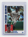 2019 Topps #T84-14 Wade Boggs 1984 Topps Baseball 35th  Chrome Silver Pack