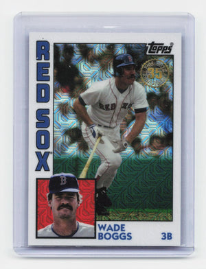 2019 Topps #T84-14 Wade Boggs 1984 Topps Baseball 35th  Chrome Silver Pack