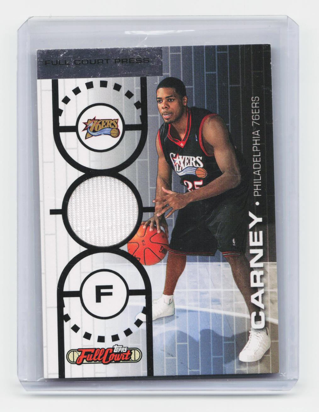 2006-07 Topps Full Court #FCP18 Rodney Carney Full Court Press Relics #/499